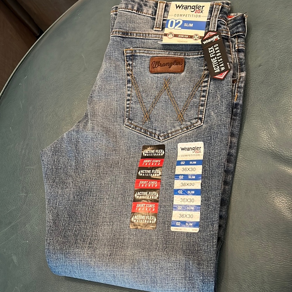 Wrangler blue jeans